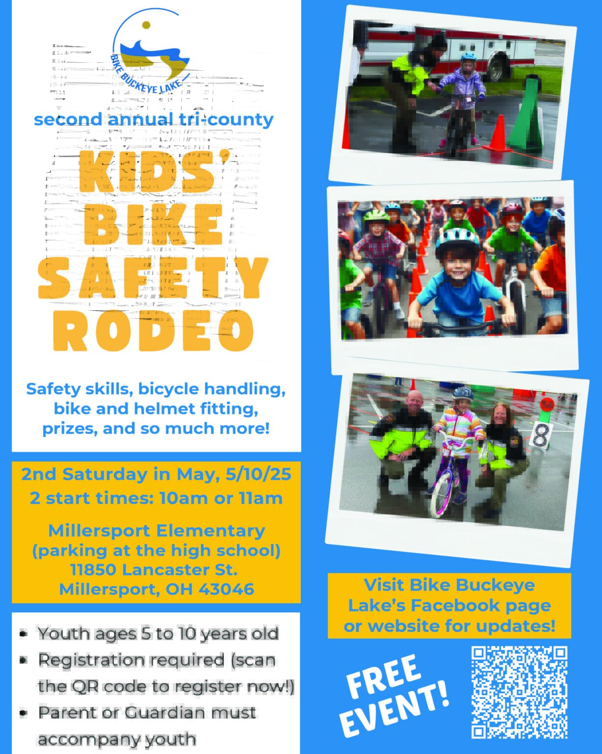 Kids' Bike Safety Rodeo - Bike Buckeye Lake